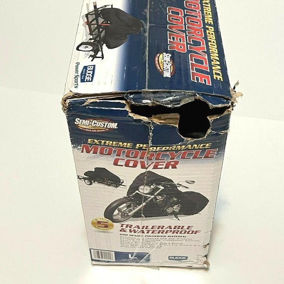 Budge Trailerable Waterproof Motorcycle L Cover Extreme Performance Semi-Custom - Picture 9 of 10